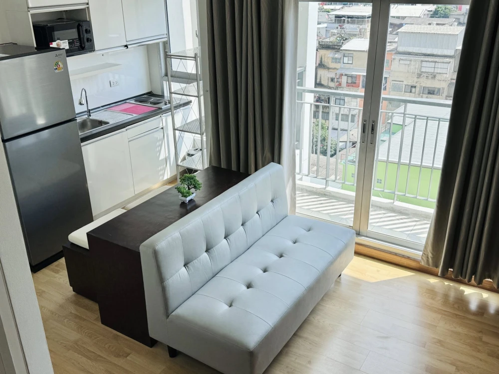 ให้เช่า The Parkland Taksin-Thapra ห้องพร้อมอยู่ เฟอร์ + เครื่องใช้ไฟฟ้าครบครัน จองเลย