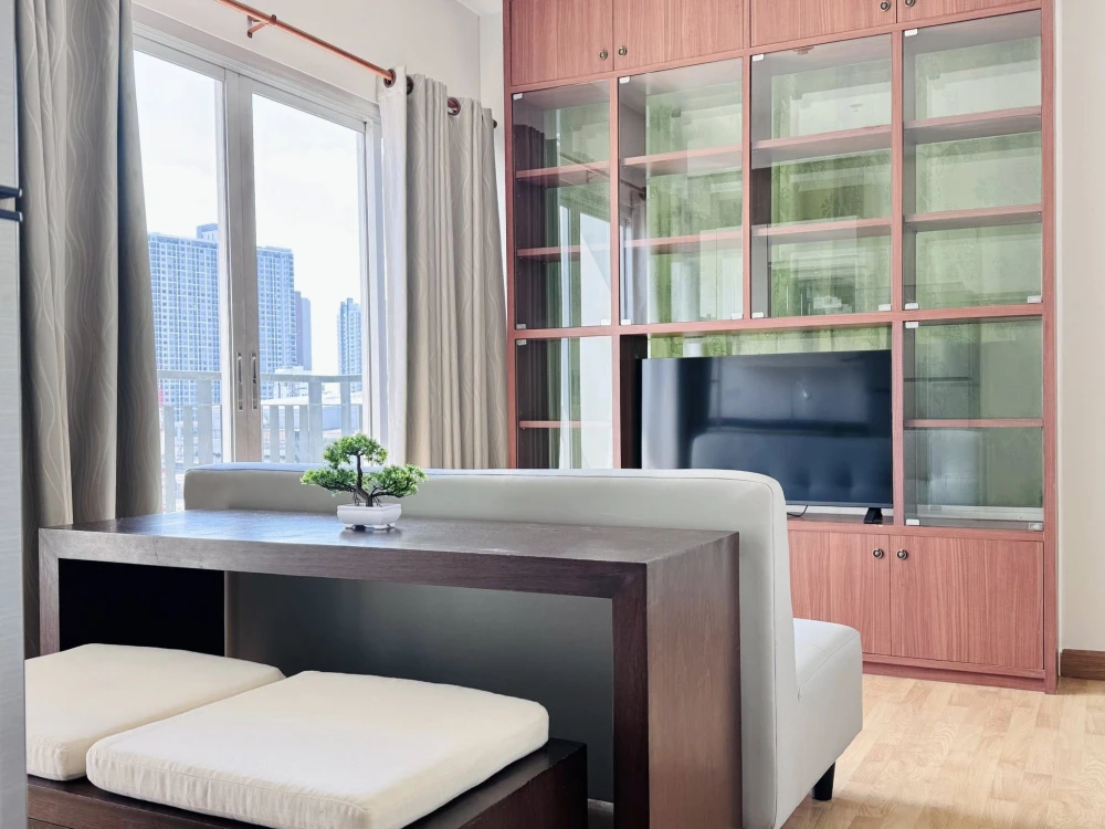 ให้เช่า The Parkland Taksin-Thapra ห้องพร้อมอยู่ เฟอร์ + เครื่องใช้ไฟฟ้าครบครัน จองเลย