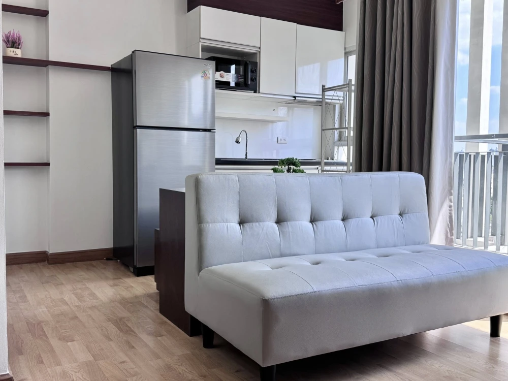 ให้เช่า The Parkland Taksin-Thapra ห้องพร้อมอยู่ เฟอร์ + เครื่องใช้ไฟฟ้าครบครัน จองเลย