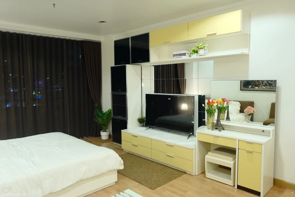 ให้เช่า The Platinum ชั้น 23 ห้องกว้างอยู่ สบาย มาพร้อมการตกแต่งที่ครบครัน จองเลย ด่วนๆ