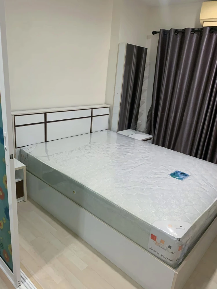 ให้เช่า The Plazo Bangsaen ห้องชั้น 4 มาพร้อมเฟอร์นิเจอร์และเครื่่องใช้ไฟฟ้าครบครัน หิ้วกระเป๋าเข้าอยู่ได้เลยจ้า