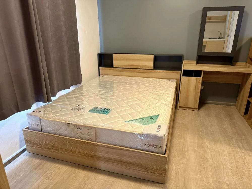 ให้เช่า The Point Condo Rangsit-Klong 6 ชั้น 5 ห้องแต่งครบ น่าอยู่ จองเลย