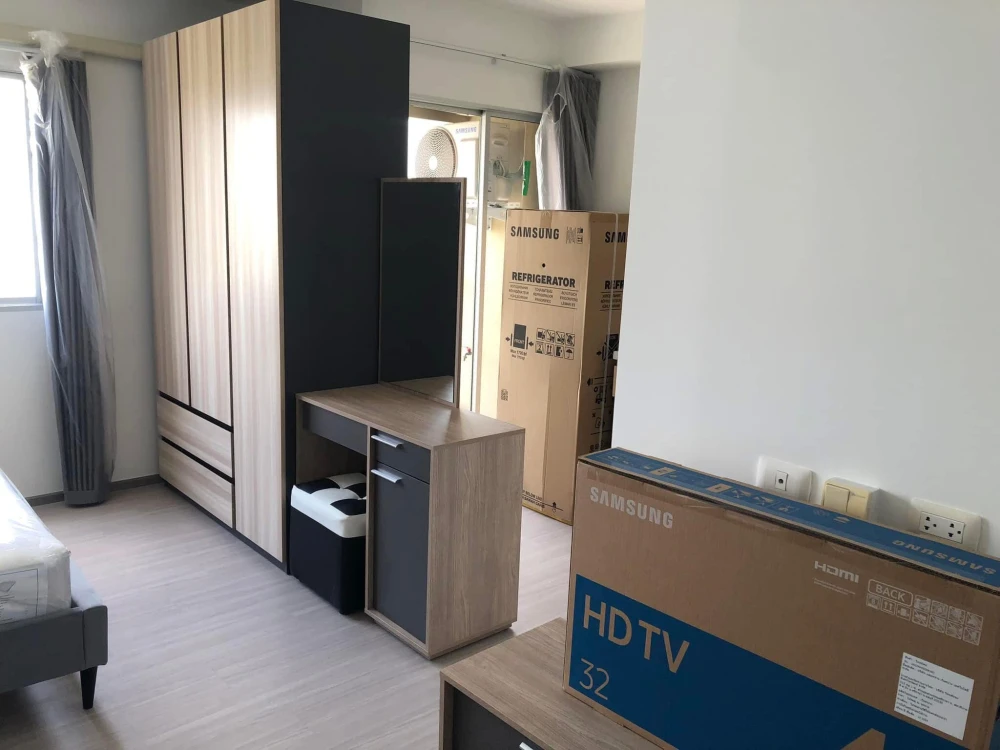 ให้เช่า The Point Condo Rangsit-Klong 6 ชั้น6 แต่งครบ พร้อมอยู่ จองเลย