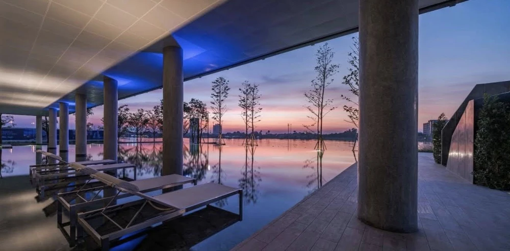 ให้เช่า The Politan Aqua ห้องชั้นสูง เฟอร์พร้อม จองเลย ห้องกว้างอยู่สบาย จองเลย