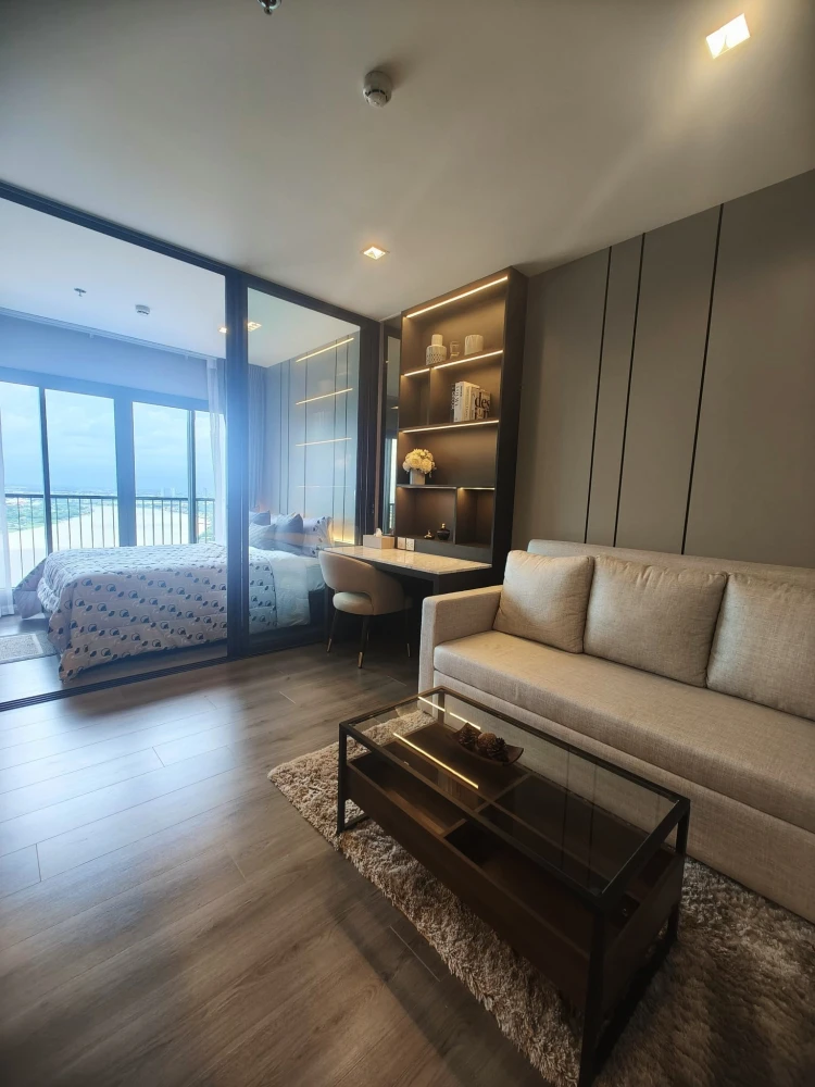 ให้เช่า The Politan Aqua ห้องทิศเหนือ ตกแต่งมีสไตล์ บิ้วอินผนังสุดปัง มาพร้อมเฟอร์ครบครัน จองเลย