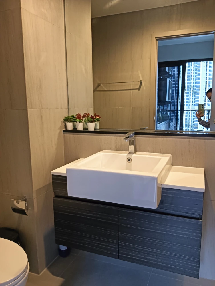 ให้เช่า The Politan Aqua ห้องพร้อมอยู่ กว้าง ชั้นสูง จองเลย ราคาสบายกระเป๋า