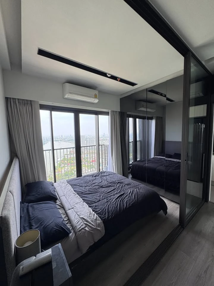 ให้เช่า The Politan Aqua 1 ห้องนอน ชั้นสูง ในทำเลดี วิวแม่น้ำสวย จองด่วน