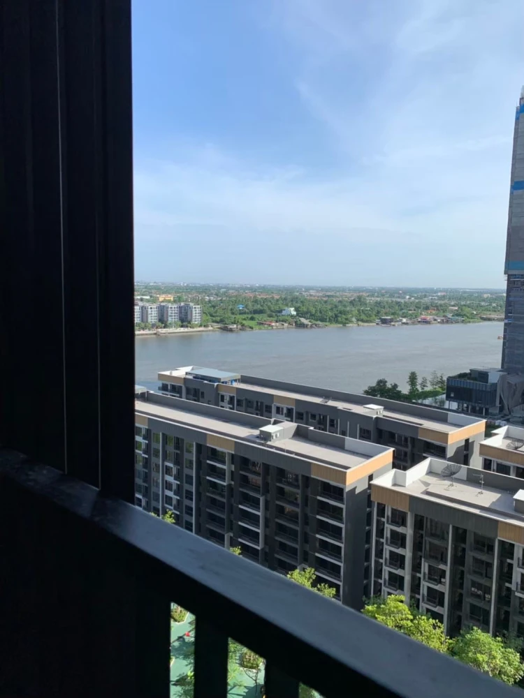 ให้เช่า The Politan Rive 1 ห้องนอน 1 ห้องน้ำ เฟอร์ครบครัน วิวแม่น้ำเจ้าพระยาสวย จองเลย
