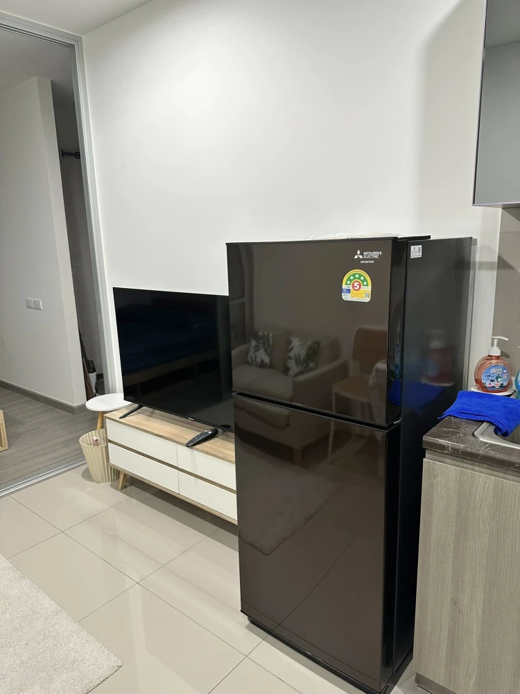 ให้เช่า The president จรัญ - แยกไฟฉาย สเตชั่น มีประตูกั้น living - bedroom ตกแต่งครบครัน รีบจองเลย