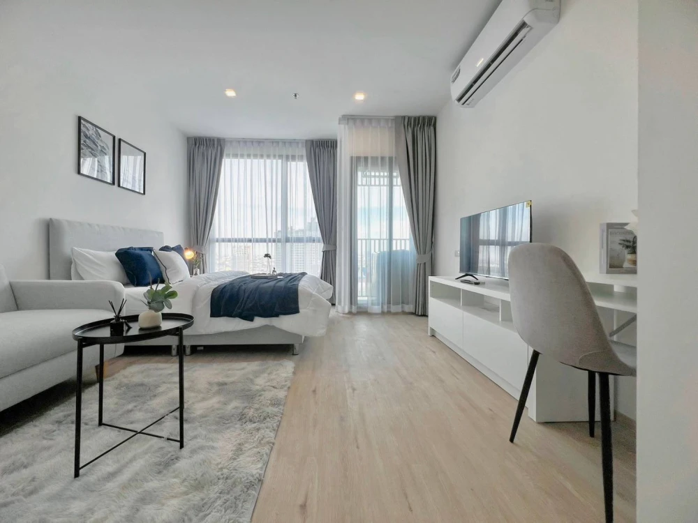 ให้เช่า The Rich Rama 9-Srinakarin ห้องแต่งสวยคุมโทน เฟอร์ครบครัน ทำเลดี จองด่วน