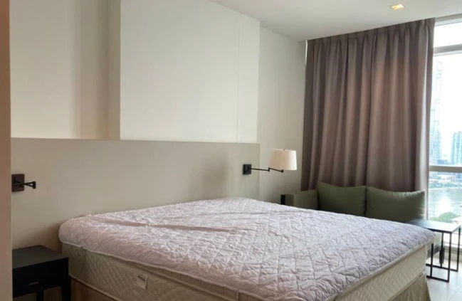 ให้เช่า The River ชั้น 28 ห้องกว้าง แต่งครบ พร้อมเข้าอยู่ได้ทันที สนใจจองเลย