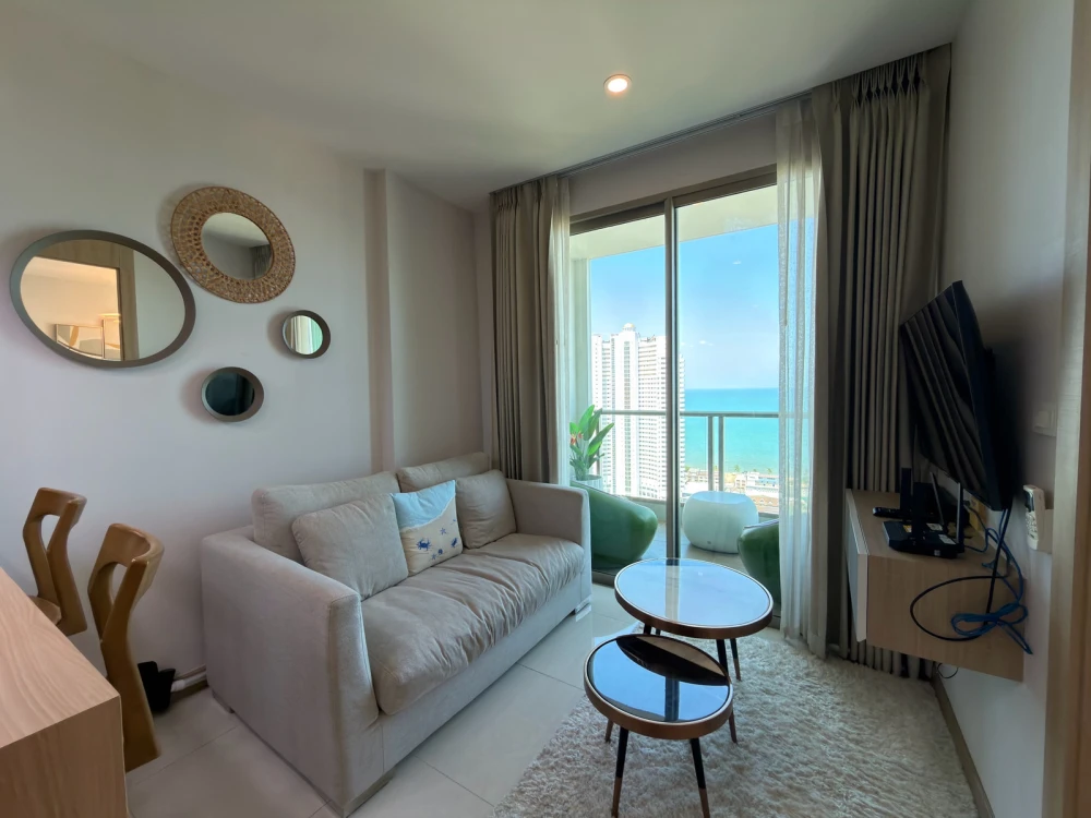 ให้เช่า The Riviera Jomtien Pattaya ชั้น 30 ห้องแต่งครบ น่าอยู่ จองเลย ห้ามพลาด