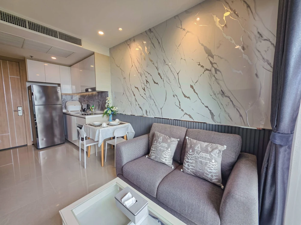 ให้เช่า The Riviera Jomtien Pattaya ห้องแต่งสวยรีโนเวทสุดปัง เฟอร์ครบครัน วิวทะเลสวย จองเลย