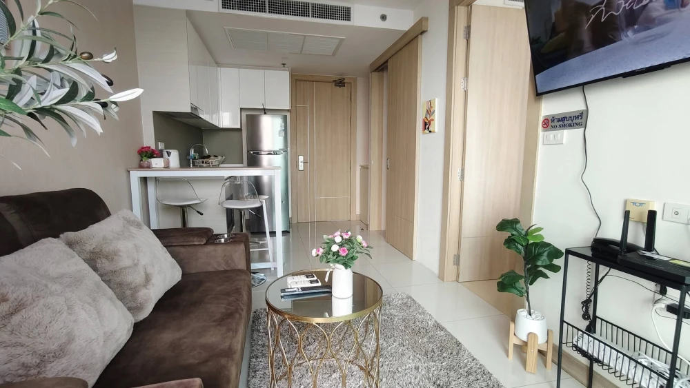 ให้เช่า The Riviera Jomtien Pattaya 1 ห้องนอน 1 ห้องน้ำ เฟอร์ครบ วิวทะลสวย จองเลย