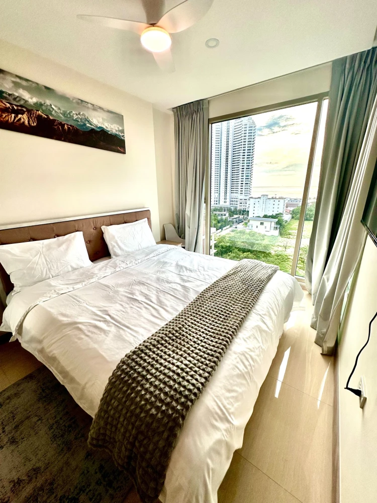 ให้เช่า The Riviera Jomtien Pattaya 2 ห้องนอน มาพร้อมการตกแต่งที่ครบครัน จองเลย