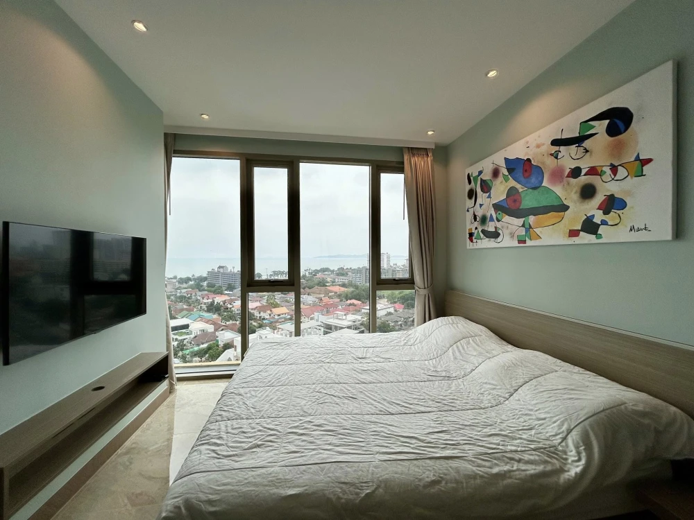 ให้เช่า The Riviera Ocean Drive ห้องกว้างพื้นที่ใช้สอยเยอะ มาพร้อมอ่างกุซซี่ส่วนตัวบนระเบียง ทำเลดี จองเลย