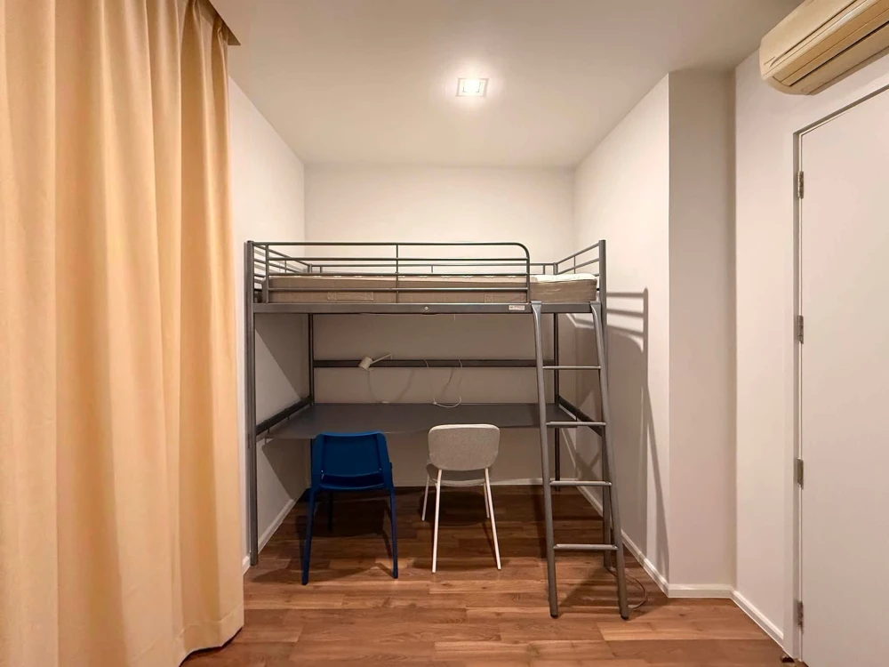 ให้เช่า The Room Sukhumvit 62 ชั้น 7 วิวเมือง มองเห็นรถไฟฟ้า Fully Furnished พร้อมอยู่ 100%