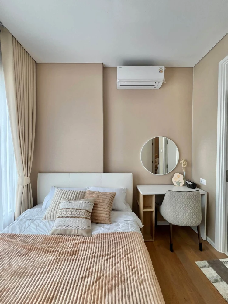 ให้เช่า The Saint Residences ชั้น 12a อาคาร C พร้อมเครื่องนอนที่นอนนุ่มแน่นอย่างดี รุ่น premium นอนไม่ปวดหลัง