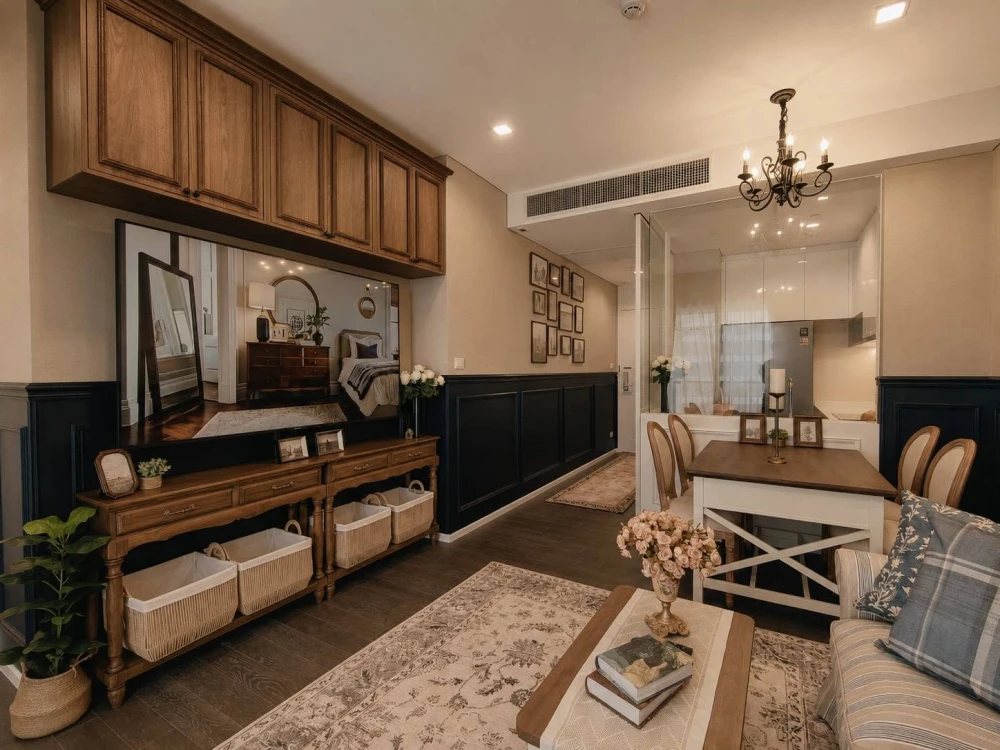 ให้เช่า The Saint Residences ชั้น 29 วิวสวนจตุจักร ห้องแต่งครบ สนใจจองเลย
