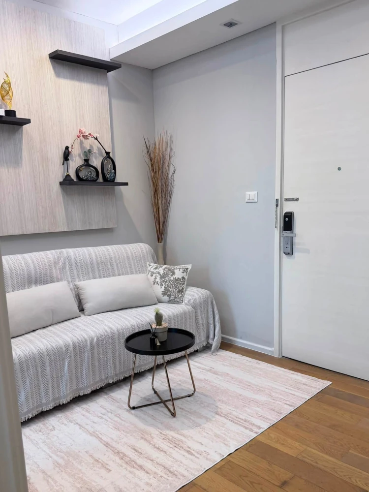ให้เช่า The Saint Residences ห้องน่าอยู่ บิวท์อินเฟอร์นิเจอร์ครบครัน ดีแบบนี้จะรออะไร