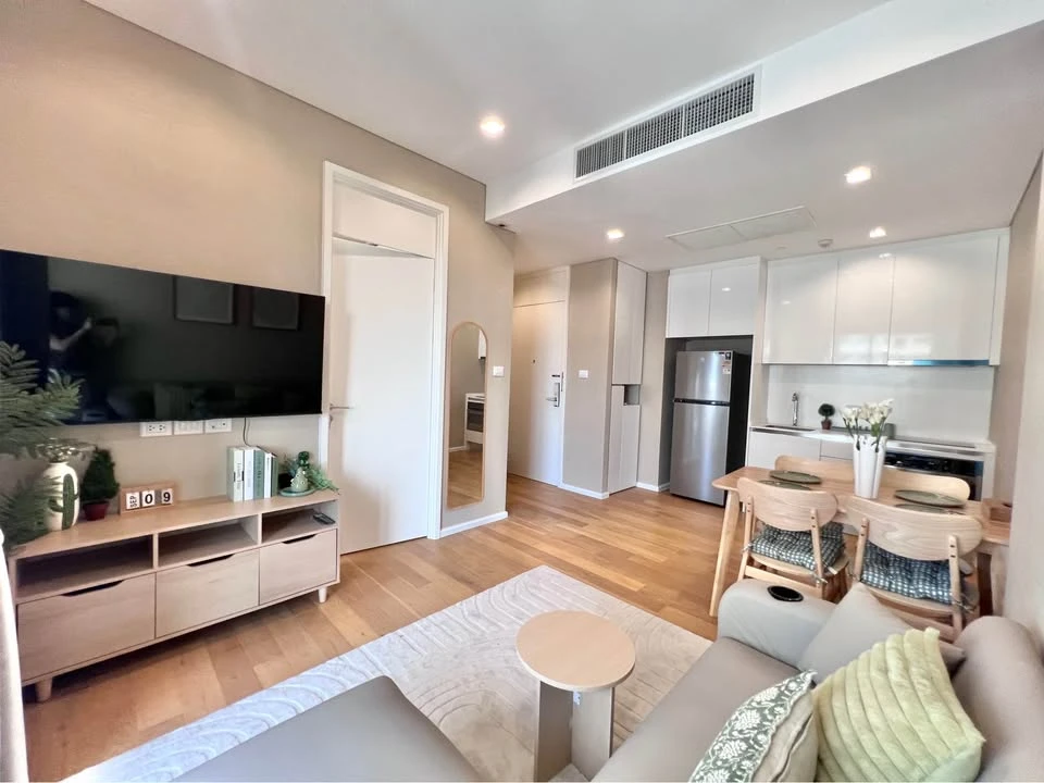 ให้เช่า The Saint Residences ห้องอยู่ชั้น 30 สูงมากๆ ตกแต่งดูดีน่าอยู่เวอร์ๆ สนใจจองเลย