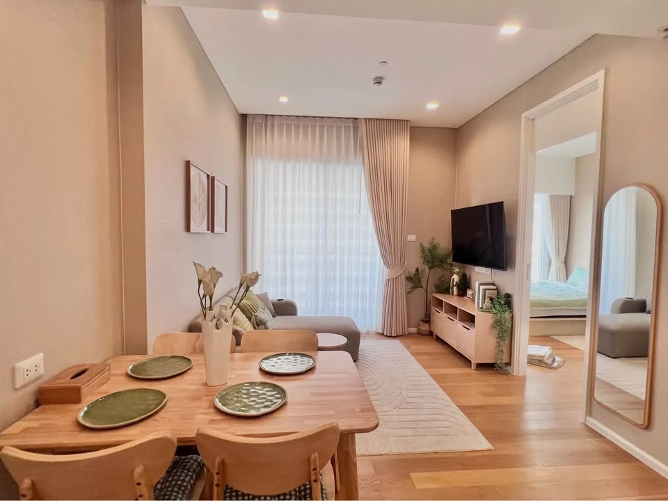 ให้เช่า The Saint Residences ห้องอยู่ชั้น 30 สูงมากๆ ตกแต่งดูดีน่าอยู่เวอร์ๆ สนใจจองเลย