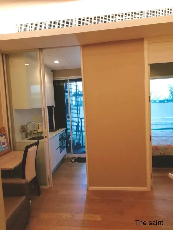 ให้เช่า The Saint Residences Tower C ชั้น 7 (ชั้นเดียวกับสระว่ายน้ำและฟิตเนส) รีบจับจองก่อนพลาด