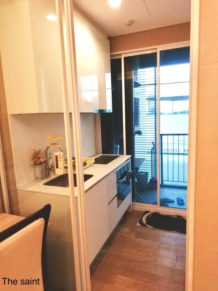 ให้เช่า The Saint Residences Tower C ชั้น 7 (ชั้นเดียวกับสระว่ายน้ำและฟิตเนส) รีบจับจองก่อนพลาด