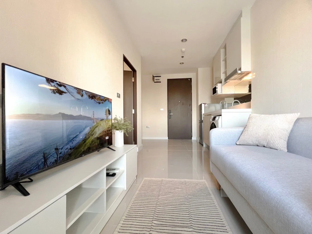 ให้เช่า The Sky Sukhumvit ห้องแต่งสวยคุมโทน เฟอร์นิเจอร์ครบครัน หิ้วกระเป๋าเข้าอยู่ได้เลยจ้า