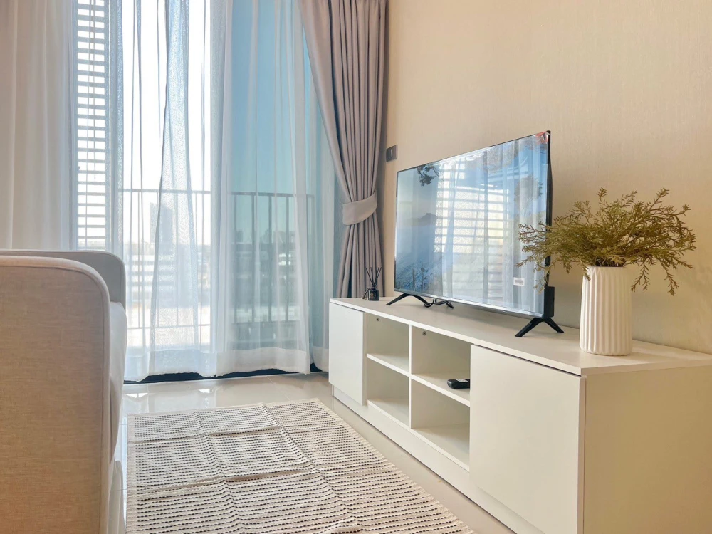 ให้เช่า The Sky Sukhumvit ห้องแต่งสวยคุมโทน เฟอร์นิเจอร์ครบครัน หิ้วกระเป๋าเข้าอยู่ได้เลยจ้า