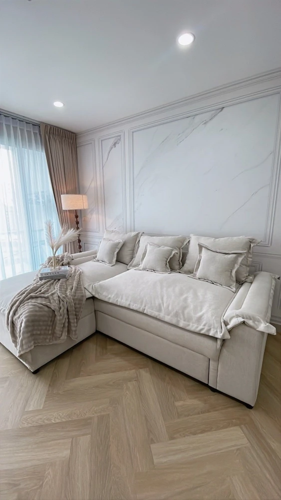 ให้เช่า The Star Estate@Narathiwas ห้องแต่งสวยคุมโทนสุดปัง ติดวอลเปเปอร์อย่างดี รีบจองด่วนๆ