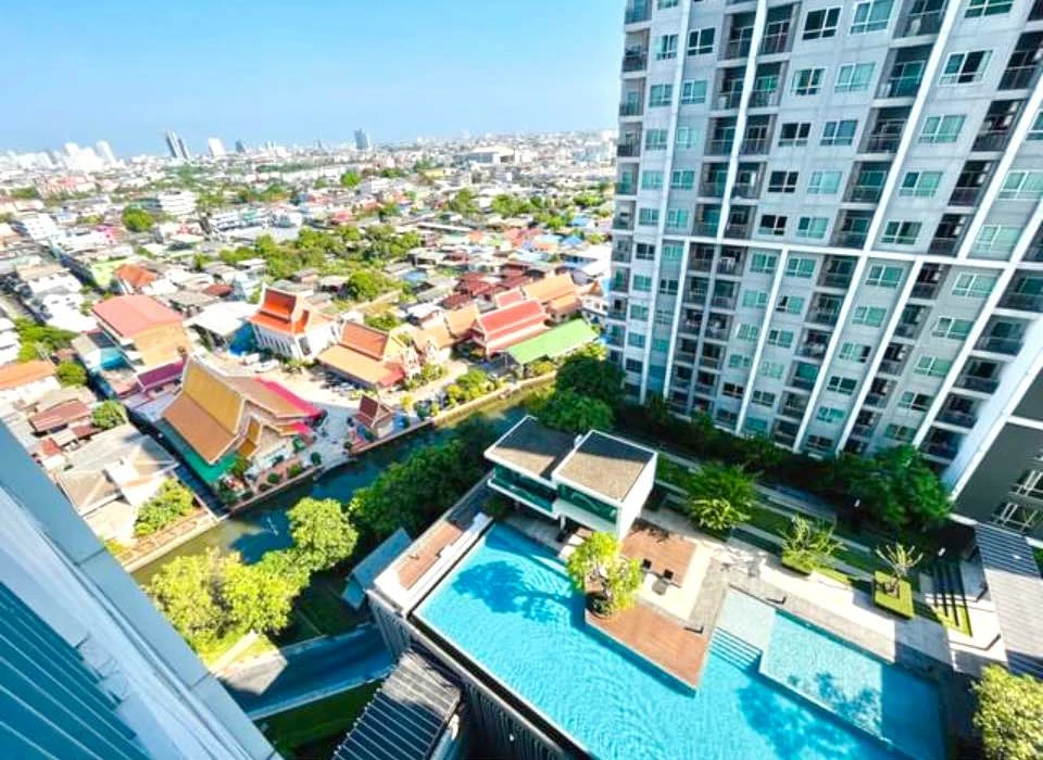 ให้เช่า The Tempo Grand Sathon Wutthakat ห้องพร้อมอยู่ เฟอร์ครบ รีบจองก่อนพลาด+++