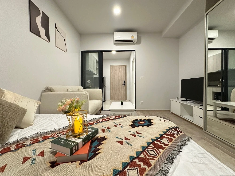 ให้เช่า THE TREE Pattanakarn - Ekkamai ชั้น 24 ห้องสวย น่าอยู่ แต่งครบ จองเลย