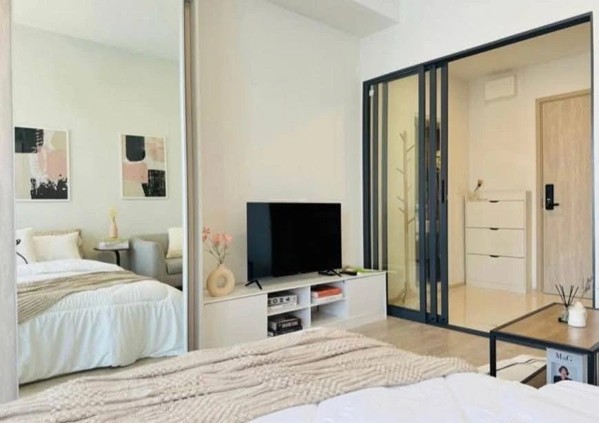 ให้เช่า The Tree Pattanakarn – Ekkamai  ห้องน่าอยู่ เฟอร์พร้อม ชั้นสูง ห้องอยู่ฝั่งไม่ร้อน เย็นสบาย จองเลยห้ามพลาด!!!