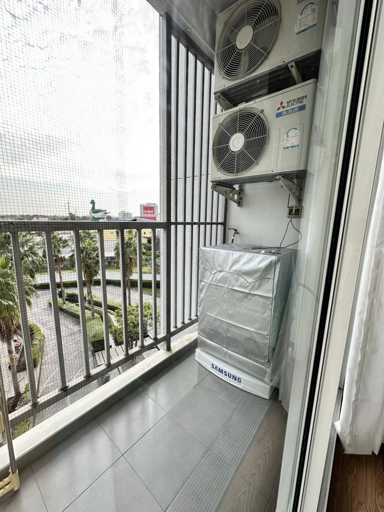 ให้เช่า The Trust Condo Nakornpathom 1 ห้องนอน 1 ห้องน้ำ เฟอร์ครบ หิ้วกระเป๋าเข้าอยู่ได้เลยจ้า