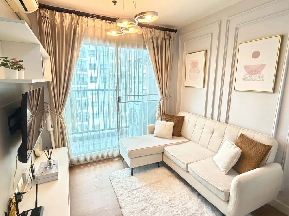 ให้เช่า The Trust Condo Ngamwongwan ชั้น 22 ห้องมุม แต่งครบ ห้องสวย จองเลย
