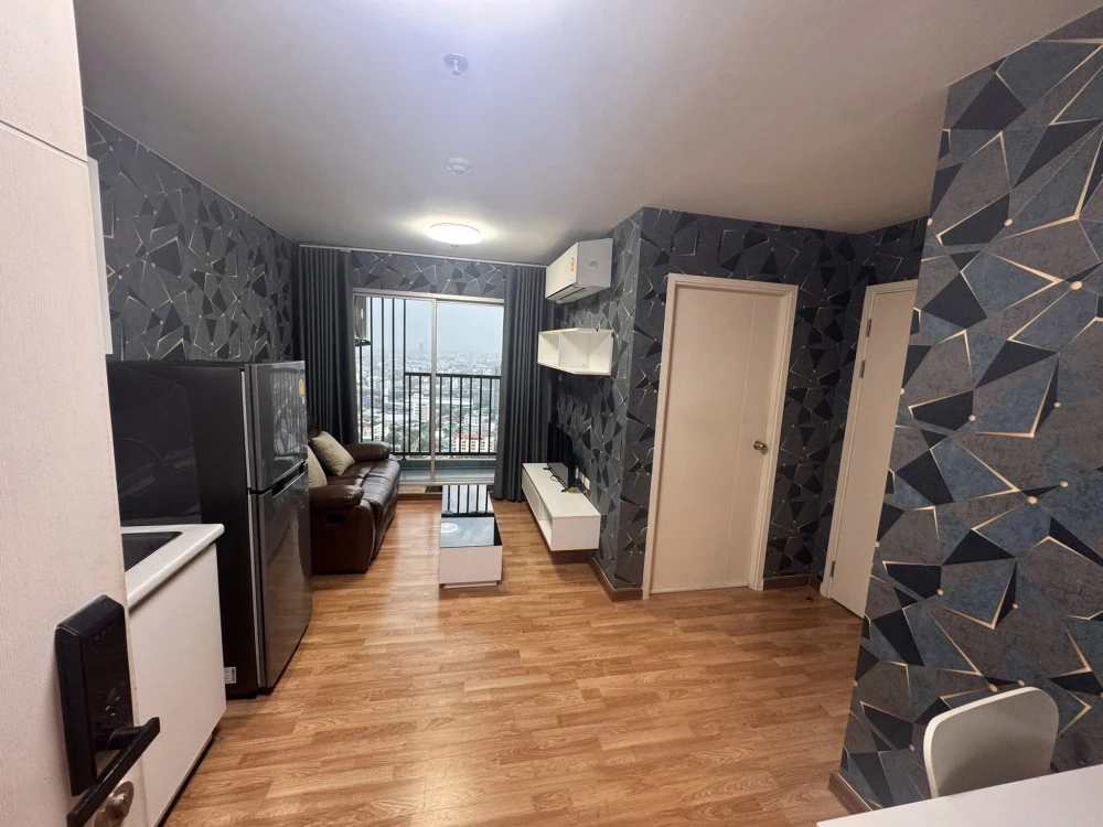ให้เช่า The Trust Condo Ngamwongwan ห้องมุม ชั้นสูง วิวโล่ง อากาศดี เฟอร์นิเจอร์และเครื่องใช้ไฟฟ้าครบ เข้าอยู่ได้ทันที