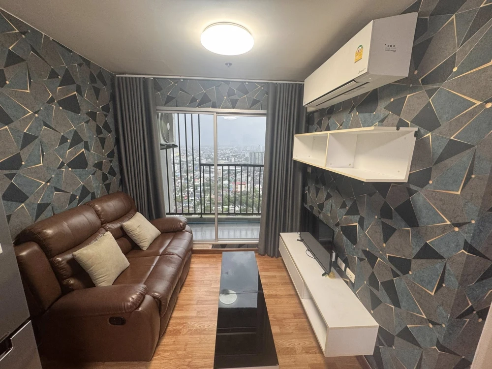 ให้เช่า The Trust Condo Ngamwongwan ห้องมุม ชั้นสูง วิวโล่ง อากาศดี เฟอร์นิเจอร์และเครื่องใช้ไฟฟ้าครบ เข้าอยู่ได้ทันที