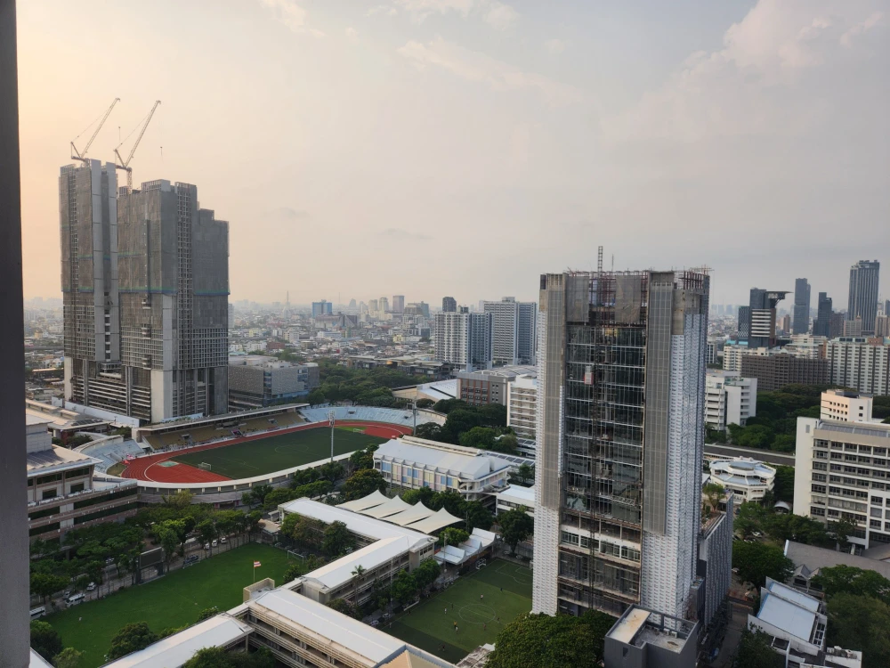 ให้เช่า Triple Y Residence ชั้น 21 สูงมาก ห้องหัวมุมเป็นส่วนตัว วิวเมือง บรรยากาศดี ห้ามพลาด