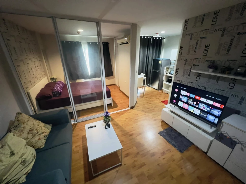 ให้เช่า Tulip Square Omnoui 1 ห้องนอน 1 ห้องน้ำ ติดวอลเปเปอร์อย่างดี สิ่งอำนวยความสะดวกครบครัน ห้ามพลาด