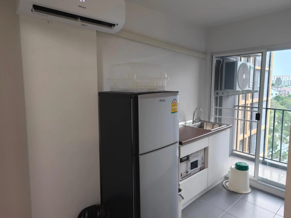 ให้เช่า U @ Huamak Station ชั้น 7 ห้องมุม วิวสระ แต่งครบ จองเลย ห้ามพลาด