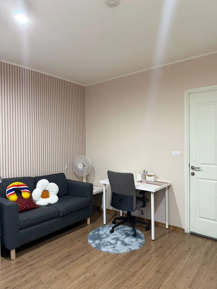 ให้เช่า U Delight Rattanathibet ห้องแต่งสวยครบครัน ติดวอลเปเปอร์อย่างดี เฟอร์ครบ จองเลย