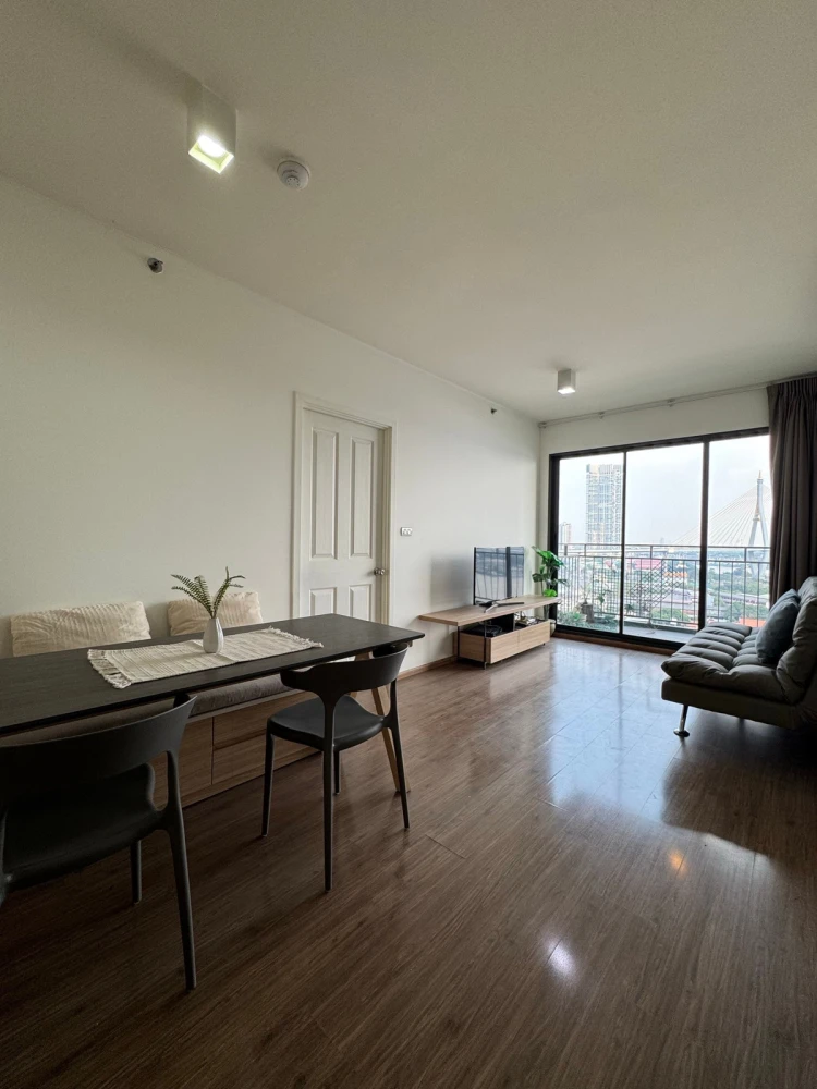 ให้เช่า U Delight Residence Riverfront Rama 3 ชั้น 18 ห้องมุม แต่งครบ น่าอยู่ จองเลย