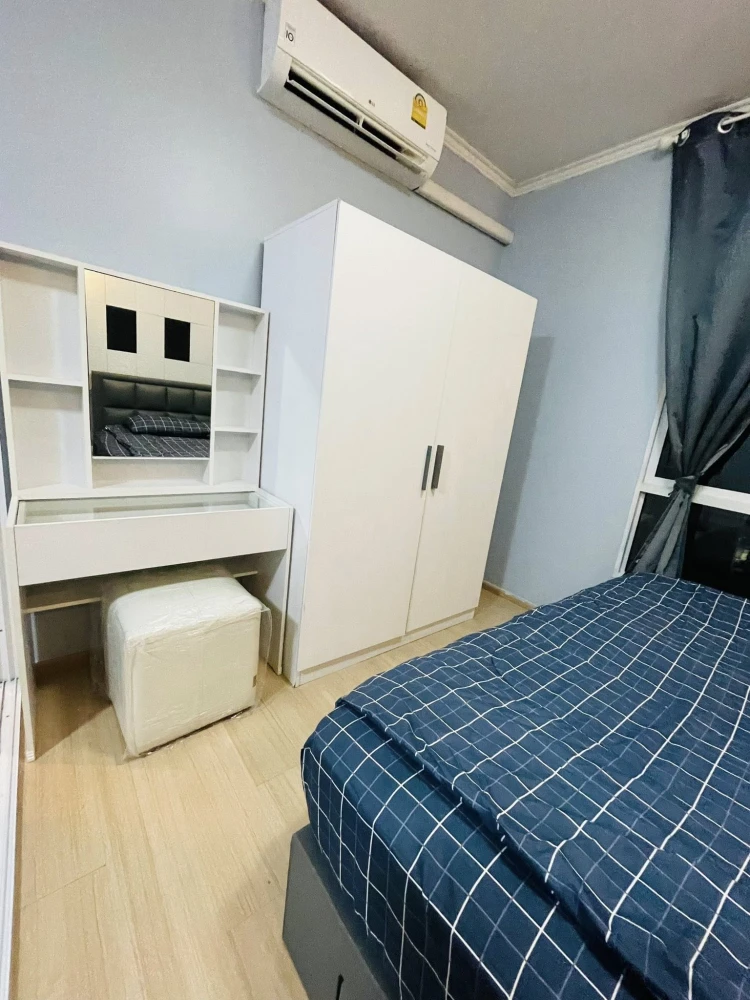 ให้เช่า UNIO Charan 3 ห้องชั้น 5 มาพร้อมเฟอร์นิเจอร์และเครื่องใช้ไฟฟ้าครบครัน หิ้วกระเป๋าเข้าอยู่ได้เลยจ้า