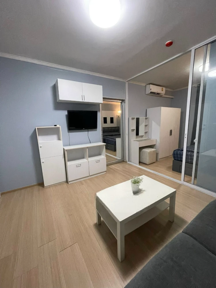 ให้เช่า UNIO Charan 3 ห้องชั้น 5 มาพร้อมเฟอร์นิเจอร์และเครื่องใช้ไฟฟ้าครบครัน หิ้วกระเป๋าเข้าอยู่ได้เลยจ้า