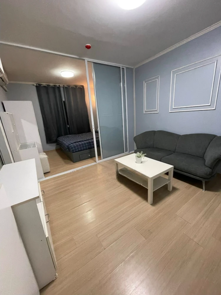 ให้เช่า UNIO Charan 3 ห้องชั้น 5 มาพร้อมเฟอร์นิเจอร์และเครื่องใช้ไฟฟ้าครบครัน หิ้วกระเป๋าเข้าอยู่ได้เลยจ้า