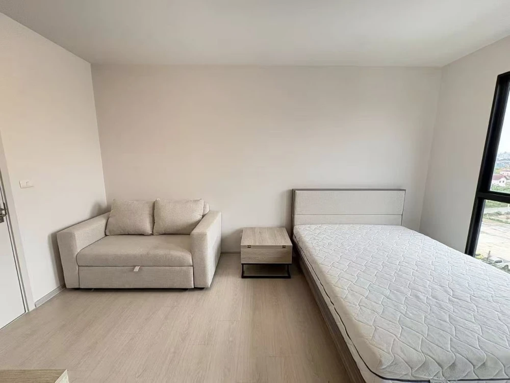 ให้เช่า Unio Sukhumvit 72 ห้องน่าอยู่ ชั้น 7 เฟอร์และเครื่องใช้ไฟฟ้าครบครัน หิ้วกระเป๋าเข้าอยู่ได้เลยจ้า