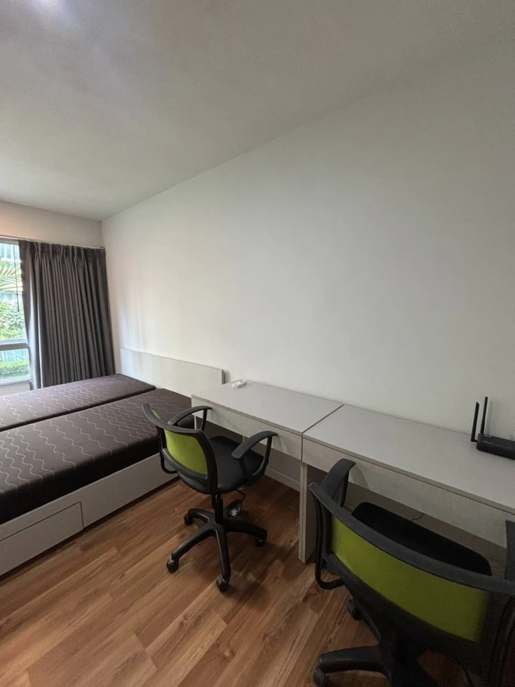 ให้เช่า V Condo Ladkrabang ชั้น 2 ห้องน่าอยู่ พร้อมเฟอร์และเครื่องใช้ไฟฟ้าครบ จองเลย