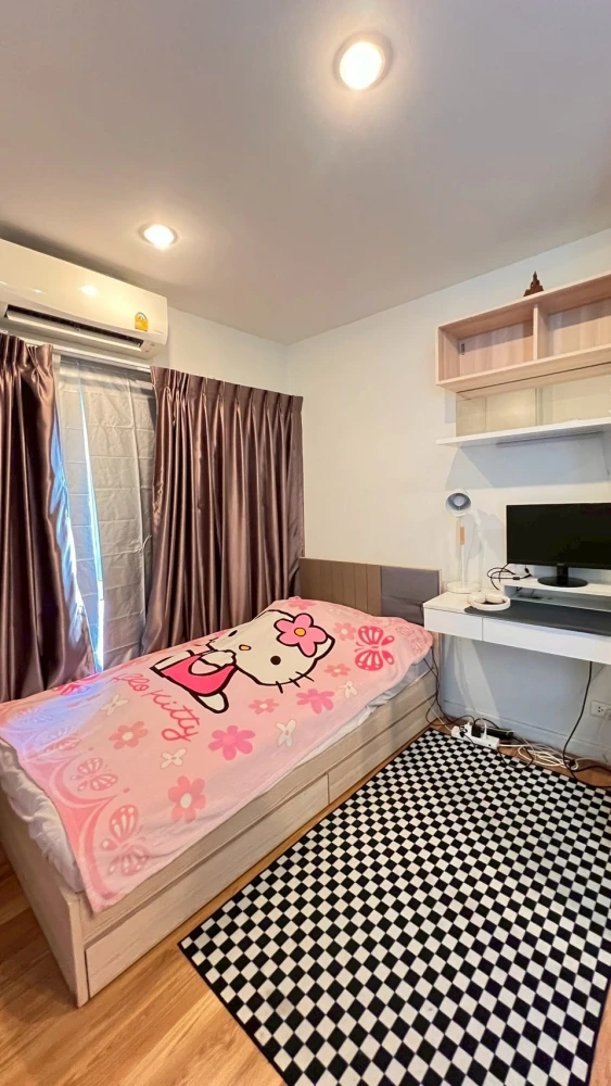 ให้เช่า V Condo Ladkrabang ห้องชั้น 7 มาพร้อมเฟอร์นิเจอร์และเครื่องใช้ไฟฟ้าครบครัน ห้ามพลาด