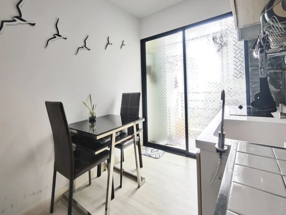 ให้เช่า V Condo Salaya 1 ห้องนอน 1 ห้องน้ำ แต่งสวยคุมโทน เฟอร์ครบครัน จองเลย